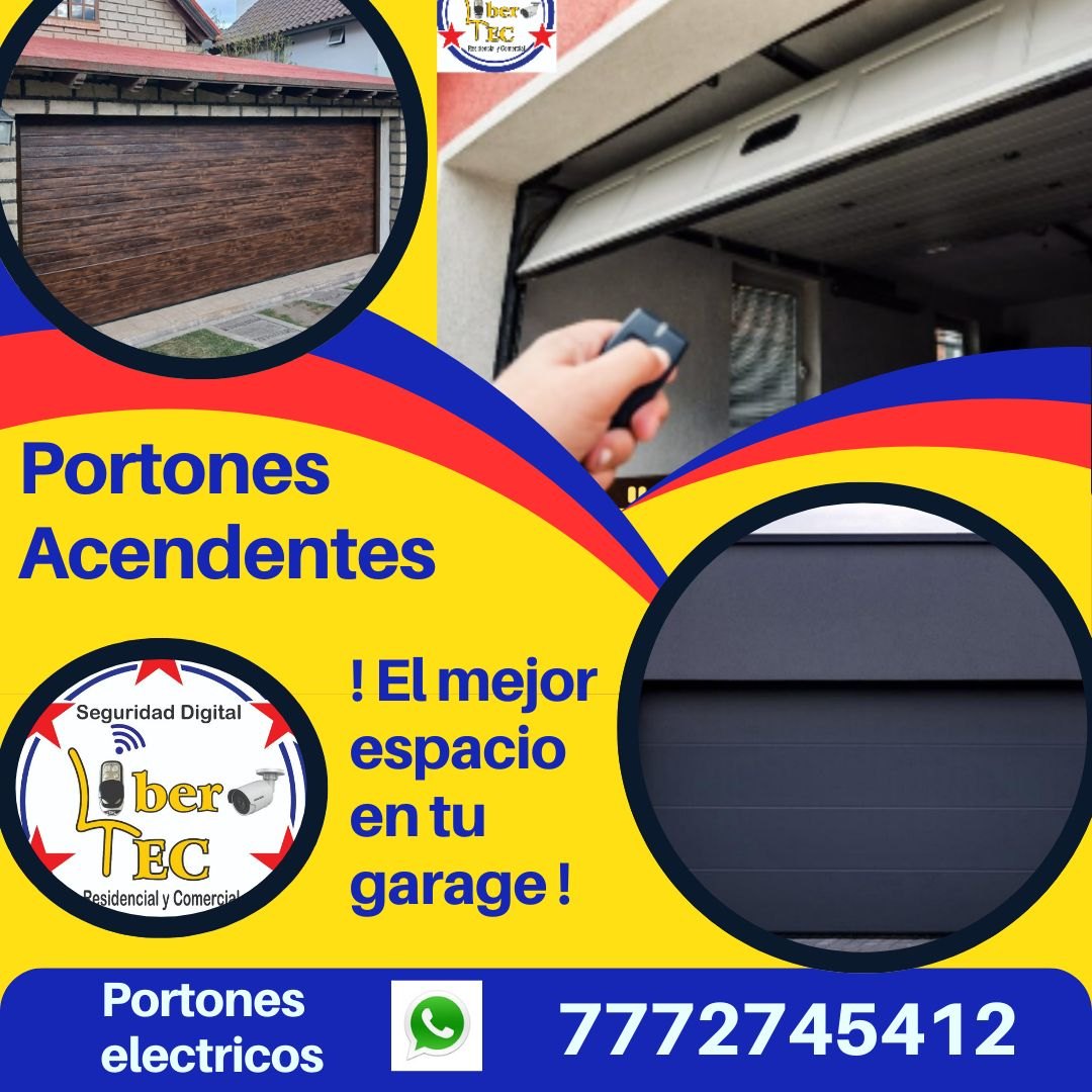 Portones eléctricos Automatizaciones Chipitlán